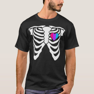 Camiseta Androgyne Gay Skeleton Sexo Não Binário 