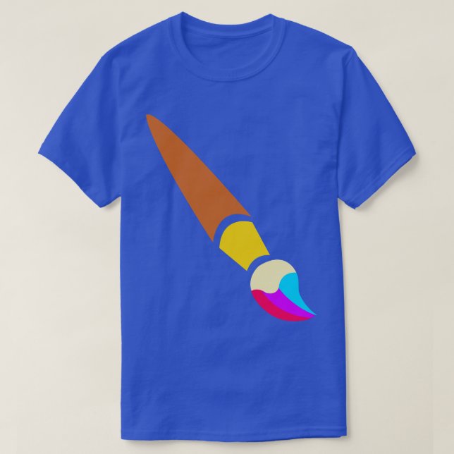 Camiseta Androgyne Paintbrush (Frente do Design)