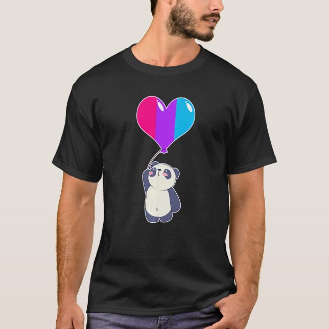 Camiseta Androgyne Panda Gênero Não-Binário (Frente)