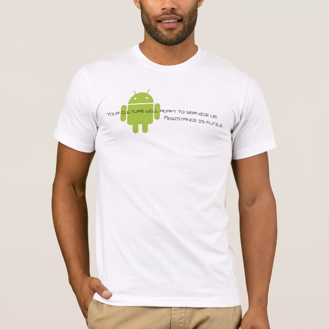 Camiseta Android-borg (Frente)