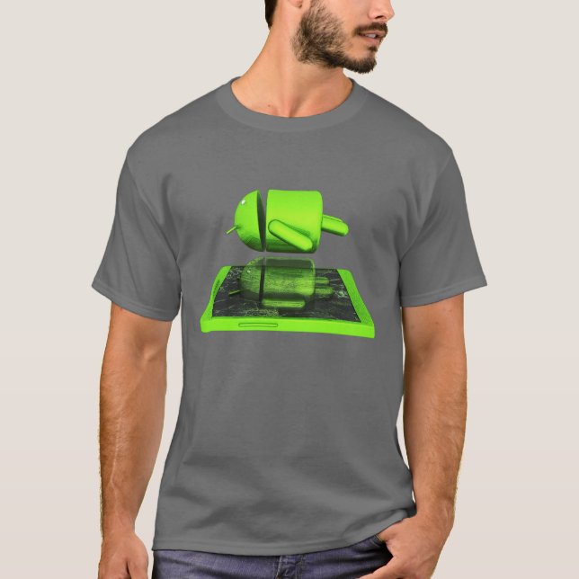Camiseta Android do fantasma (Frente)