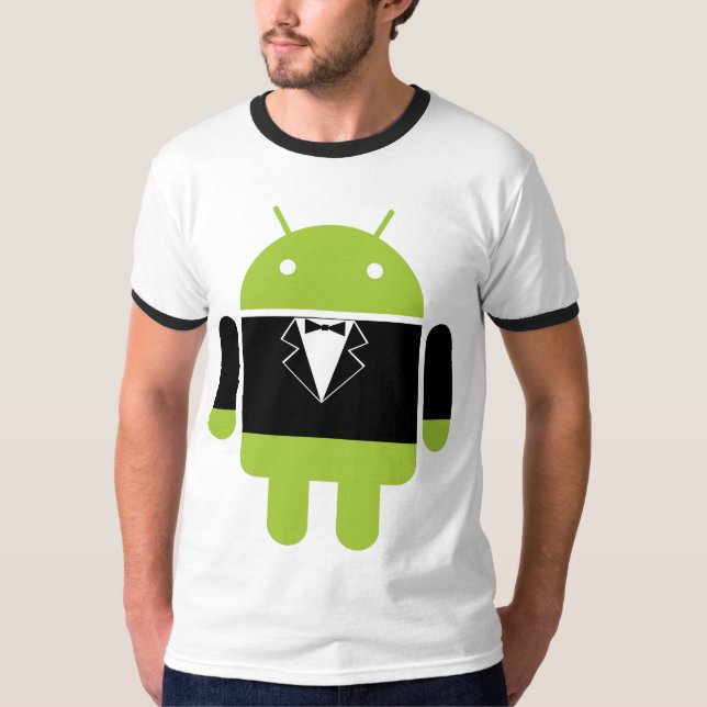 Camiseta Android extravagante (Frente)