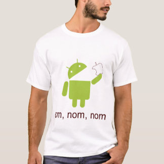 Camiseta android > maçã (camisa leve)