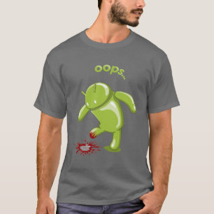 Camiseta Android Oops