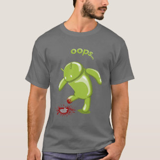 Camiseta Android Oops