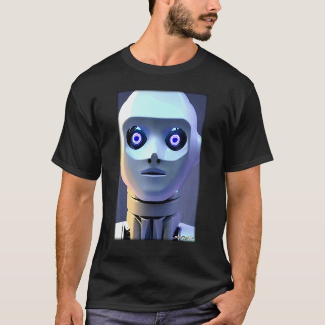 Camiseta Android Robot Future Technology Science (Frente)