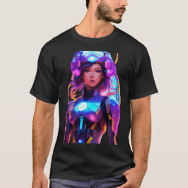 Camiseta Android Techno Space Girl