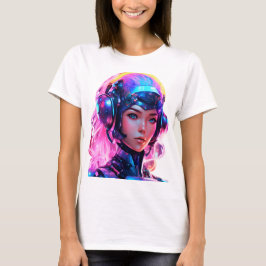 Camiseta Android Techno Space Girl