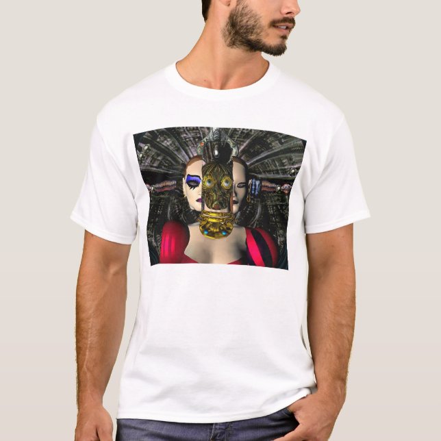 Camiseta ANDROID XENIA SPACESHIP PILOT,Ficção científica (Frente)