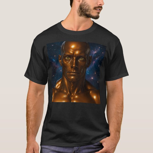 Camiseta Androïde galaxie réaliste (Frente)