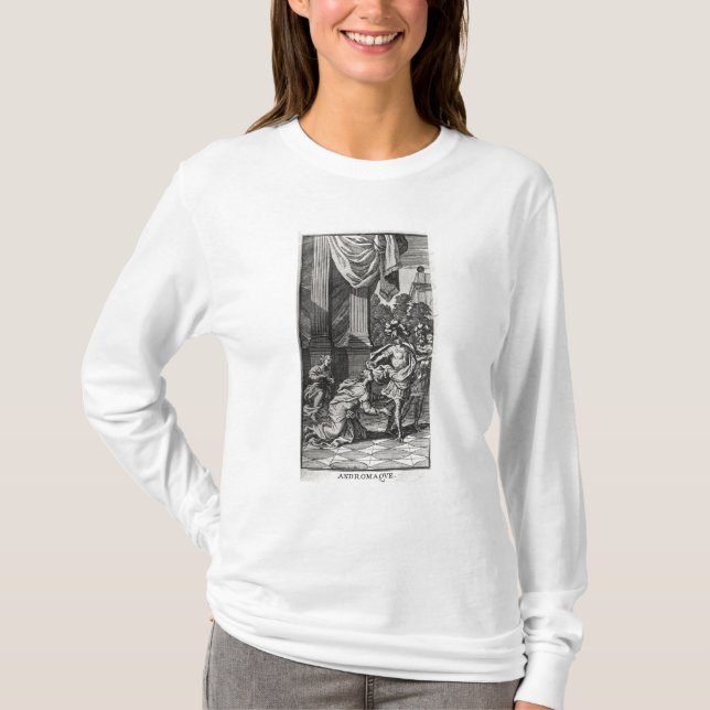 Camiseta Andromache nos pés de Pyrrhus (Frente)
