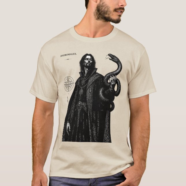 Camiseta Andromalius Juiz Sombra da Serpente (Frente)