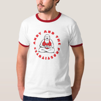 Camiseta Andy e o t-shirt do vermelho dos profissionais