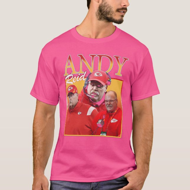 Camiseta Andy Reid Retro Collage (Frente)