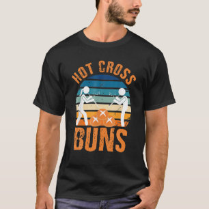 Camiseta Anéis de Comida de Vintage com Roupa Cross