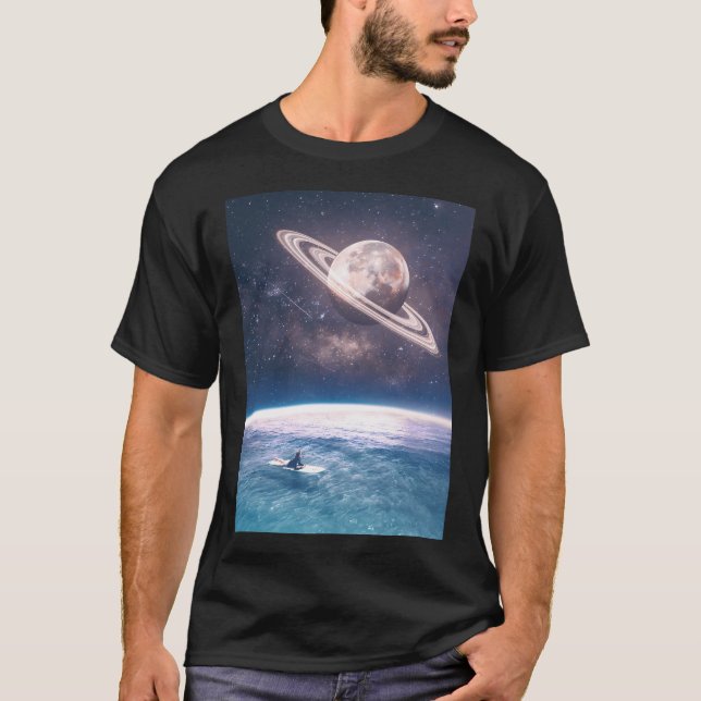 Camiseta Anéis de Verão e Lua (Frente)
