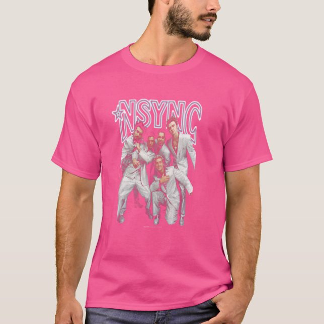 Camiseta Anéis Diamantes Oficiais NSYNC (Frente)