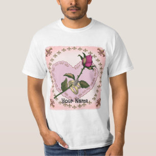 Camiseta Aneis do Coração Rosa