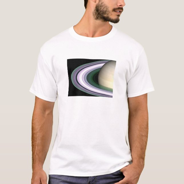 Camiseta Anéis do t-shirt de Saturn (Frente)