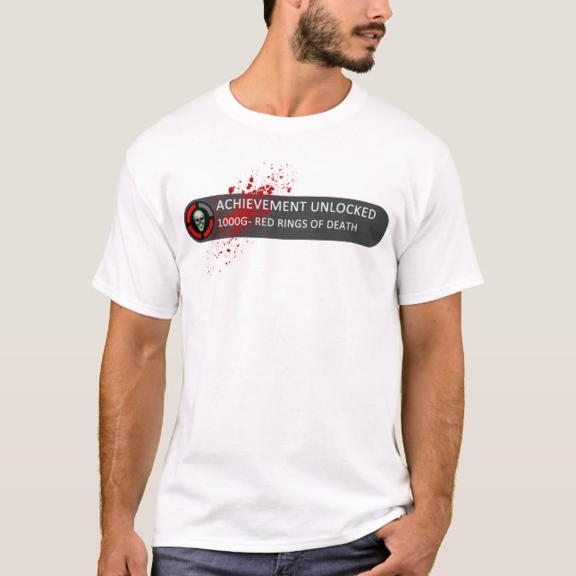 Camiseta Anéis vermelhos destravados realização da morte (Frente)