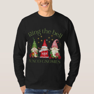 Camiseta Anel Bell Bunco Gnomies Bunco Gnomos de Natal