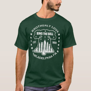 Camiseta Anel de Bell Philadelphia Liberty Bell Irmã