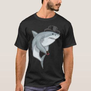 Camiseta Anel de casamento do noivo tubarão