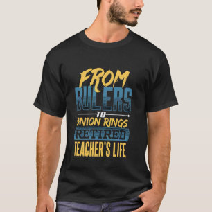 Camiseta Anel de Cebola de Lançamento da Aposentadoria de P