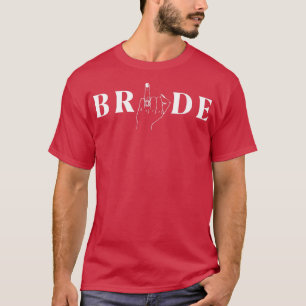 Camiseta Anel de Diamante de Noiva Estético para o Dedo
