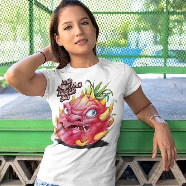 Camiseta Anel de Fruta de Dragão Vibrante (Criador carregado)