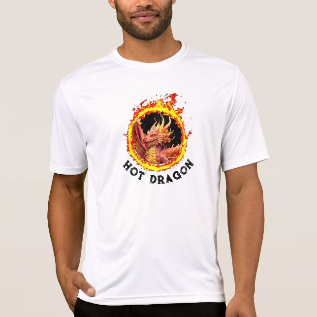 Camiseta *~* Anel de incêndio irritante AP88 Dragão quente (Frente)