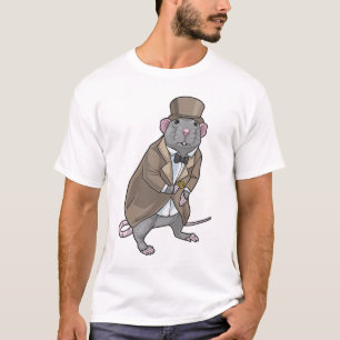 Camiseta Anel de noivado Anel de casamento Rato Adesivo