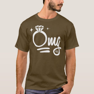 Camiseta Anel de Noivado OMG Sim Noiva 