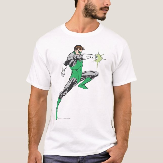 Camiseta Anel de Ponta Verde Lanterna (Frente)
