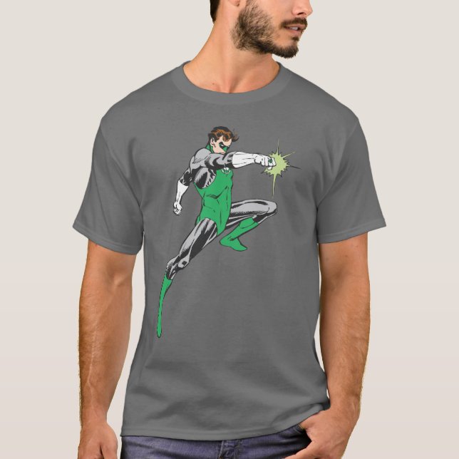 Camiseta Anel de Ponta Verde Lanterna (Frente)