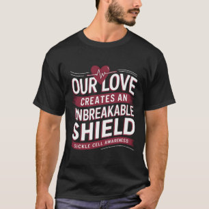 Camiseta Anel de proteção inseparável Mês de consciência fa