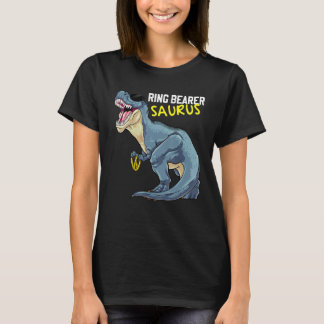 Camiseta Anel Dinosaur Bearer Saurus Anel de Noiva Rex Secu