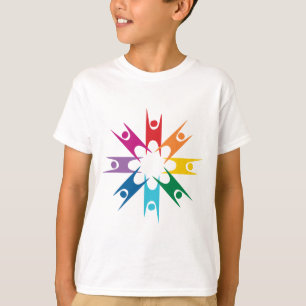 Camiseta Anel do arco-íris dos humanistas
