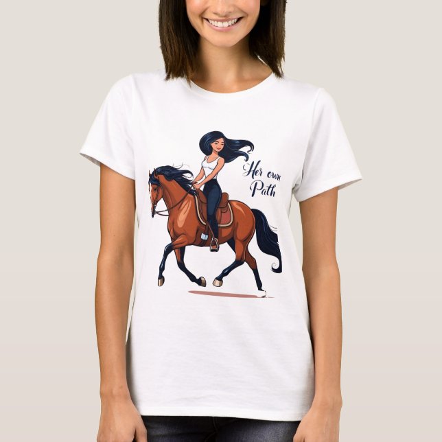 Camiseta Anel do cavalo (Frente)