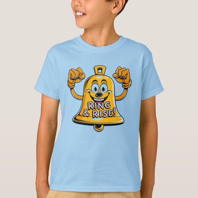 Camiseta Anel & Rise - Motivação e Alarme Manhã Relógio (Frente)