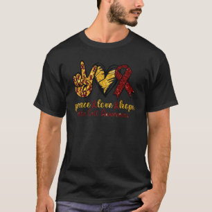 Camiseta Anemia de Células Falsiformes Consciência Paz Espe