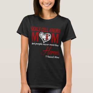Camiseta Anemia De Células Falsiformes Mãe Eu Criei Mina