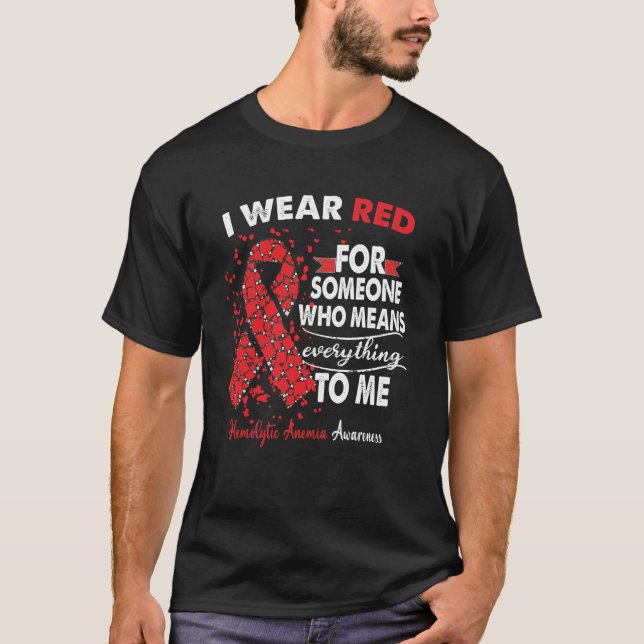 Camiseta Anemia Hemolítica Sensibilização Guerreiro Apoio V (Frente)
