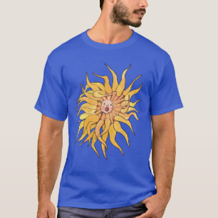 Camiseta Anêmona marinha Actinia Ocean Arte Submarina Surr