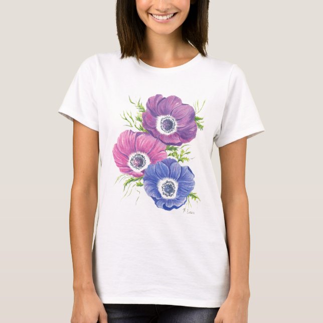 Camiseta Anêmonas do t-shirt (Frente)