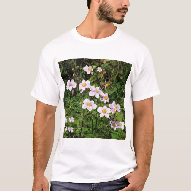 Camiseta Anemonas rosa (Frente)