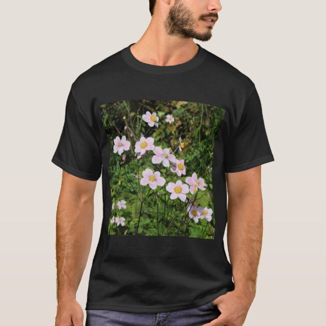 Camiseta Anemonas rosa (Frente)