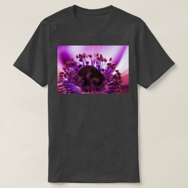 Camiseta Anemone coronaria (Frente do Design)