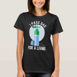 Camiseta Anestesia Médica Anestesiologista Eu Pago Gás Para