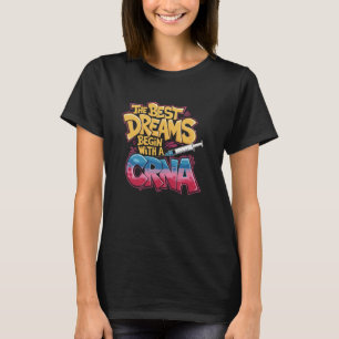 Camiseta Anestesia Médica CRNA Enfermeira Design Anestesiol